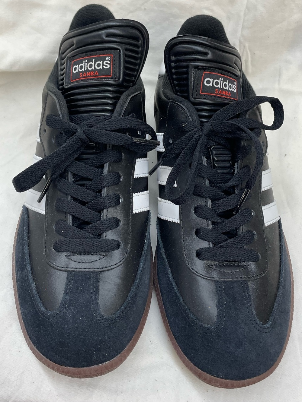 NEW!!! adidas Black & White Samba Low-Top Sneakers men sz 9
